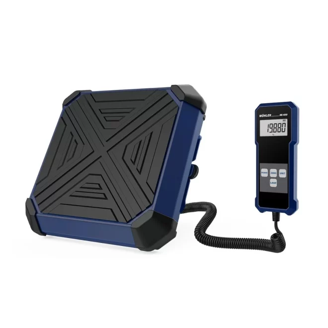 RS 400 tehnica hladilnega sredstva Wöhler je vsestranska naprava , ki omogoča natančne meritve teže za določanje količin vsebine v tlačnih posodah.