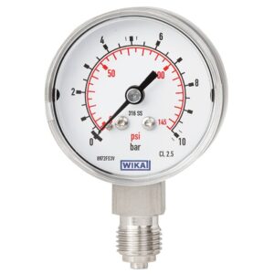 131.11 manometer z bourdonovo cevjo se uporablja pri merjenju tlaka plinskih in tekočih medijev. Ima široko območje uporabe.