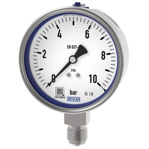 232.50 industrijski manometer z bourdonovo cevjo se uporablja pri merjenju tlaka plinskih in tekočih medijev. Ima široko območje uporabe.