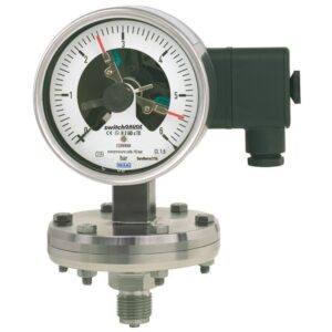 432.36+8xx membranski manometer s preklopnimi kontakti se prednostno uporablja za območja visokega tlaka. Ima široki spekter uporabe.