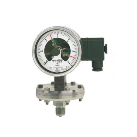 432.36+8xx membranski manometer s preklopnimi kontakti WIKA