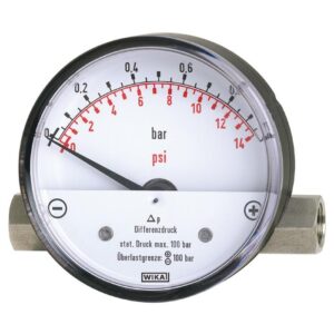 700.01 diferenčni manometer z magnetnim batom se uporablja pri merjenju tlaka plinskih in tekočih medijev. Ima široko območje uporabe.