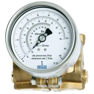712.15.100 diferenčni manometer, Cryo merilnik se uporablja pri merjenju tlaka plinskih in tekočih medijev. Točnost prikaza: 1.6, 1.0, 2.5