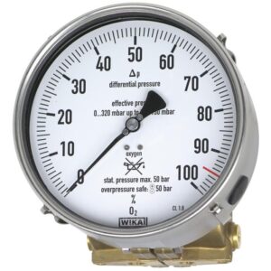 712.15.160 diferenčni manometer, Cryo merilnik se uporablja pri merjenju tlaka plinskih in tekočih medijev. Točnost prikaza: 1.6, 1.0, 2.5