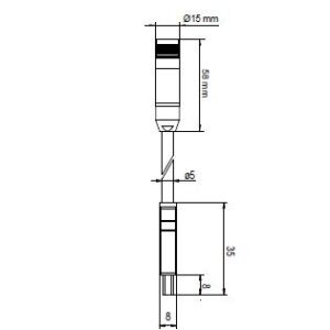 AC2001 servisni kabel za HF pretvornike ROTRONIC - slika 2