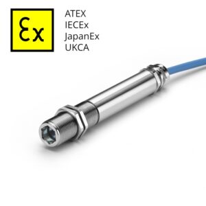 ExTemp IR temperaturni senzor z ATEX in IECEx certifikatorm, je primeren za uporabo v eksplozijsko nevarnih conah 0, 1 in 2 (plin) ter coni 20 (prah)