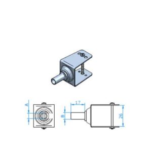 KSNU1_ U-nosilec za spajkanje / stiskanje