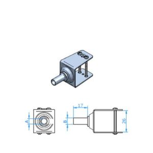 KSNU3_ U-nosilec za spajkanje / stiskanje