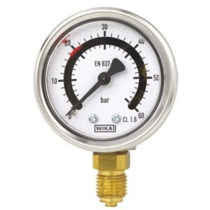 PGS21 Bourdonov manometer z enim ali dvema fiksnima preklopnima kontaktoma je posebej primeren za uporabo v procesni industriji. Nerjaveče jeklo.