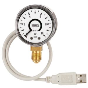 PGT10 USB bourdonov manometer z izhodnim signalom se uporablja pri merjenju tlaka plinskih in tekočih medijev. USB interface.