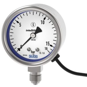 PGT23.063 bourdonov manometer z izhodnim signalom se uporablja pri merjenju tlaka plinskih in tekočih medijev. Varnostna verzija.