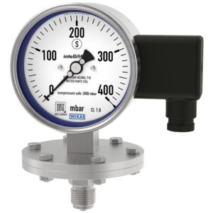 PGT43.100 bourdonov manometer z izhodnim signalom za procesno industrijo se uporablja pri merjenju tlaka plinskih in tekočih medijev.