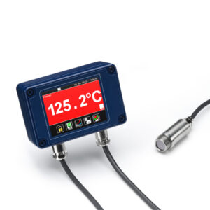 PyroMini miniaturni infrardeči (IR) temperaturni senzor za splošno uporabo in visoke temperature. -20 ... 2000 °C. 4 ... 20 mA. RS485 Modbus.