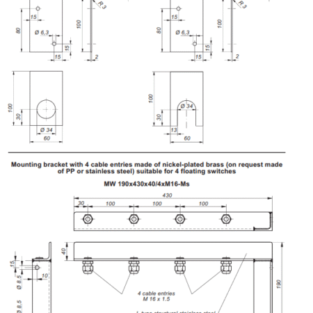 SS/PTFE 55/ plavajoče stikalo (plovec) JOLA - slika 3