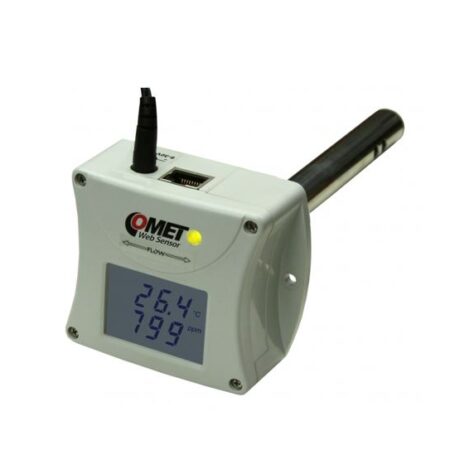 T6545 PoE Web senzor - merilnik CO2, relativne vlage in temperature COMET