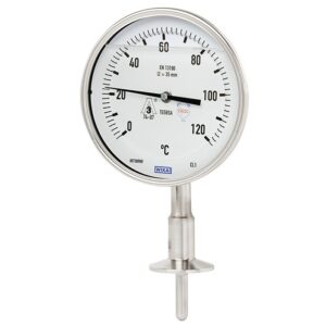 TG58SA bimetalni termometer, za higiensko merjenje temperature v sanitarnih aplikacijah za živilsko industrijo, biotehnološko in farmacevtsko industrijo.