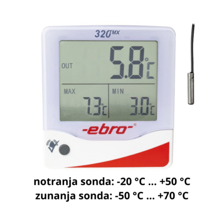 TMX 320 termometer z zunanjim senzorjem EBRO