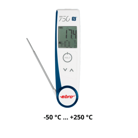 TLC 750 NFC dvojni termometer HACCP EBRO