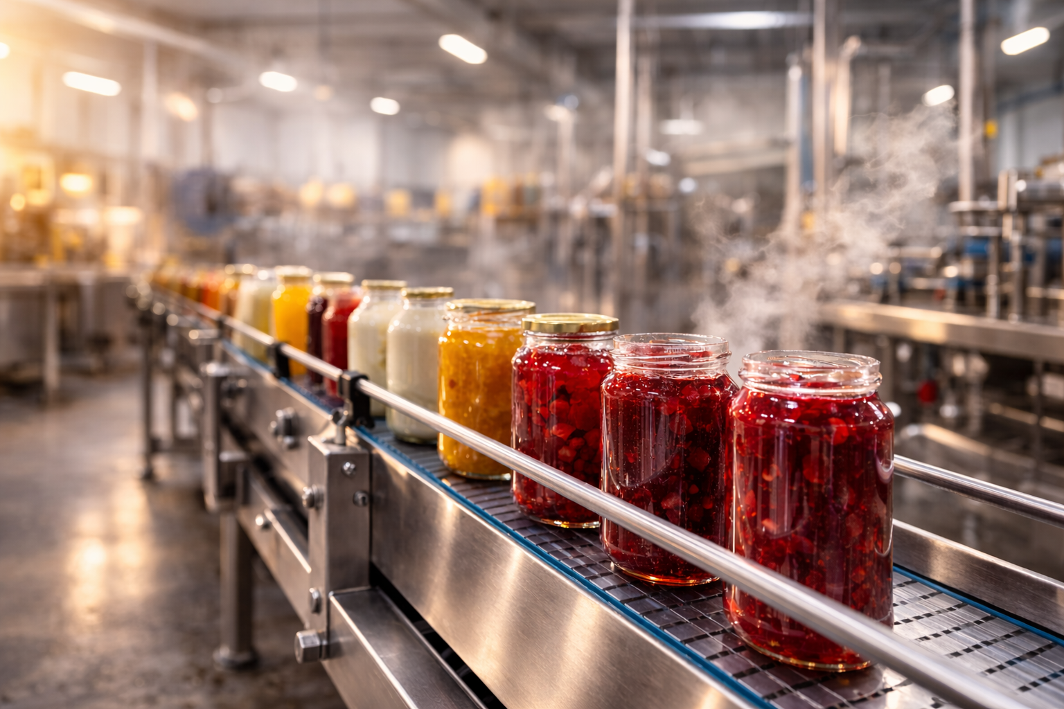 Infrardeče merjenje temperature hrane in pijače omogoča varno, brezkontaktno in zanesljivo procesno kontrolo v prehranski industriji.