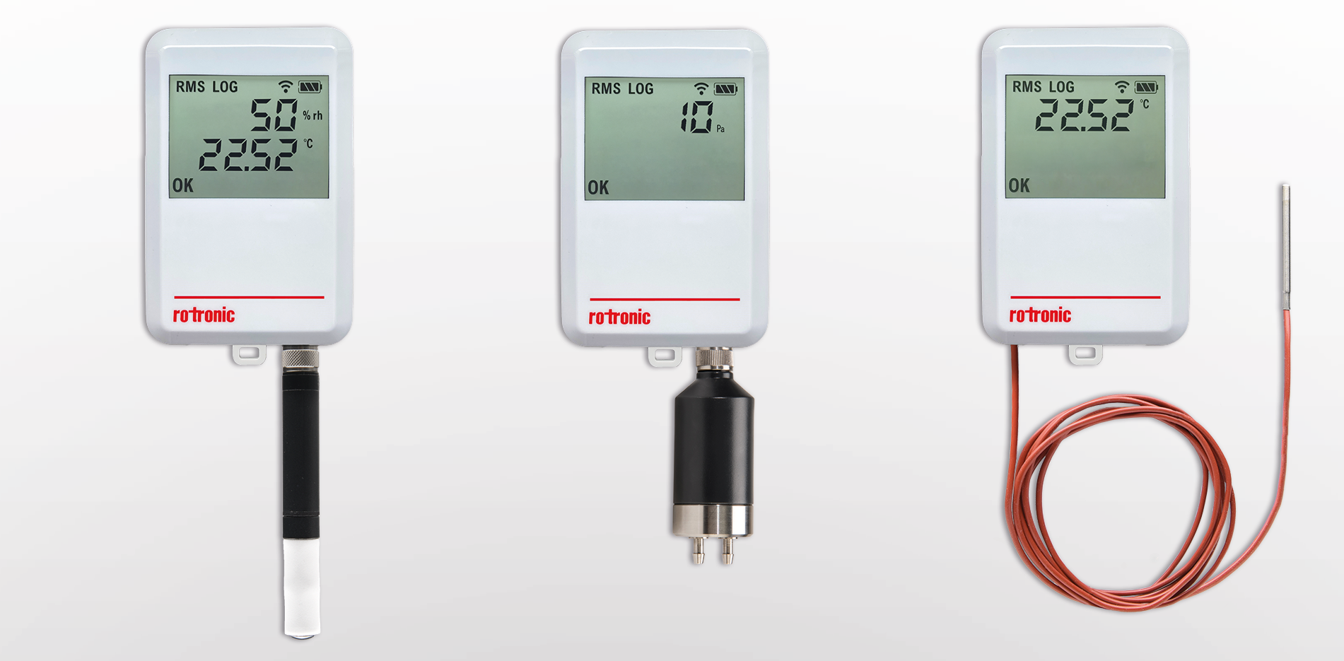 RMS WiFi Data Logger Rotronic za brezžični monitoring temperature, vlage in kritičnih okoljskih parametrov v RMS sistemu.