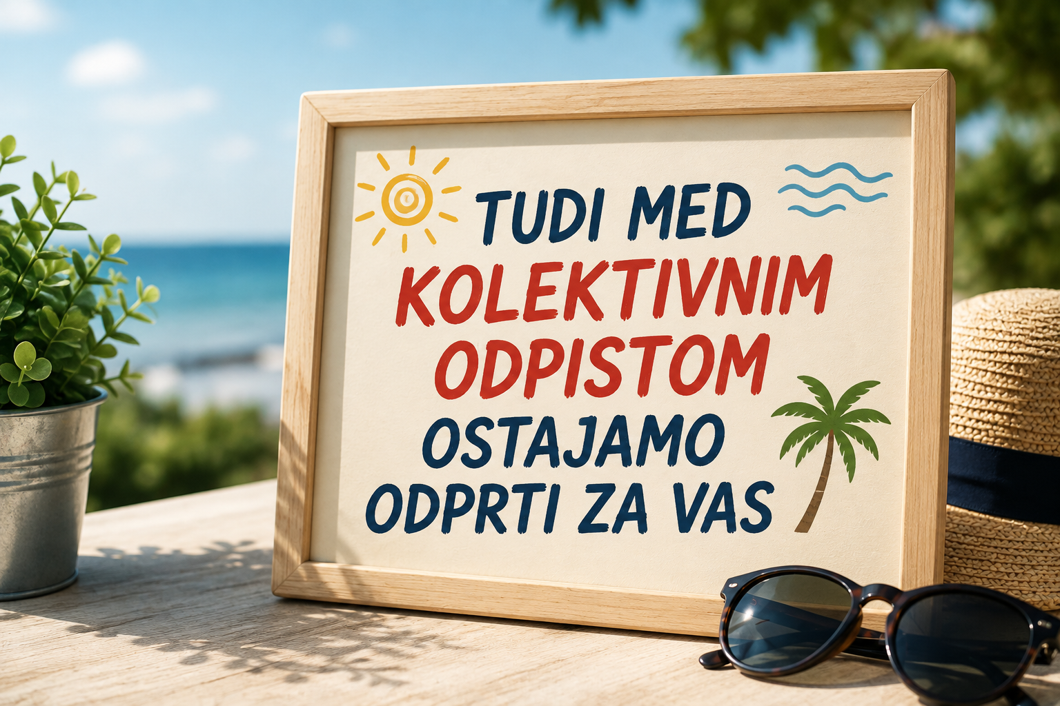 Tudi med kolektivnim dopustom ostajamo dosegljivi za nujne zadeve. ELPRO LEPENIK je odprt vsak delovni dan med 9.00 in 13.00.